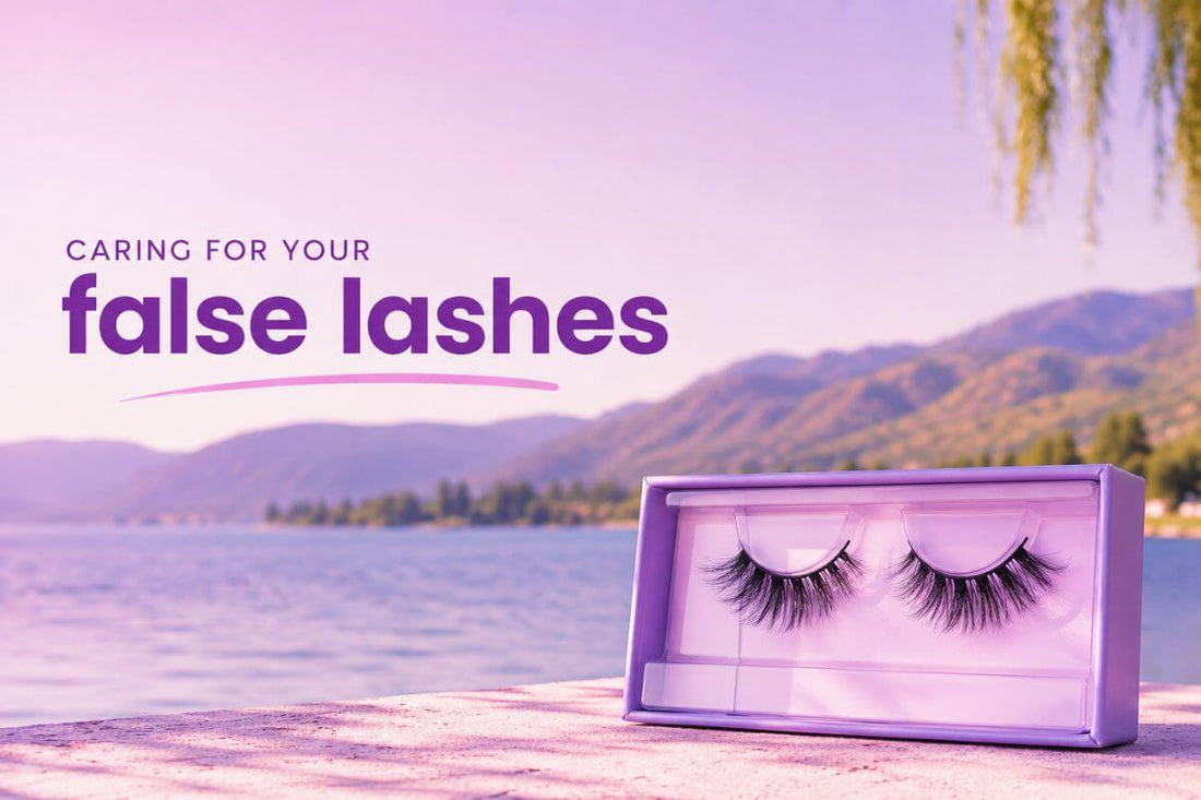 False lashes cleaned for proper false lash care