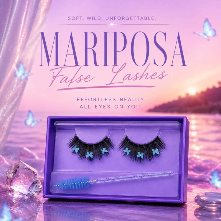 Dreamy butterfly lashes from the Mariposa Collection