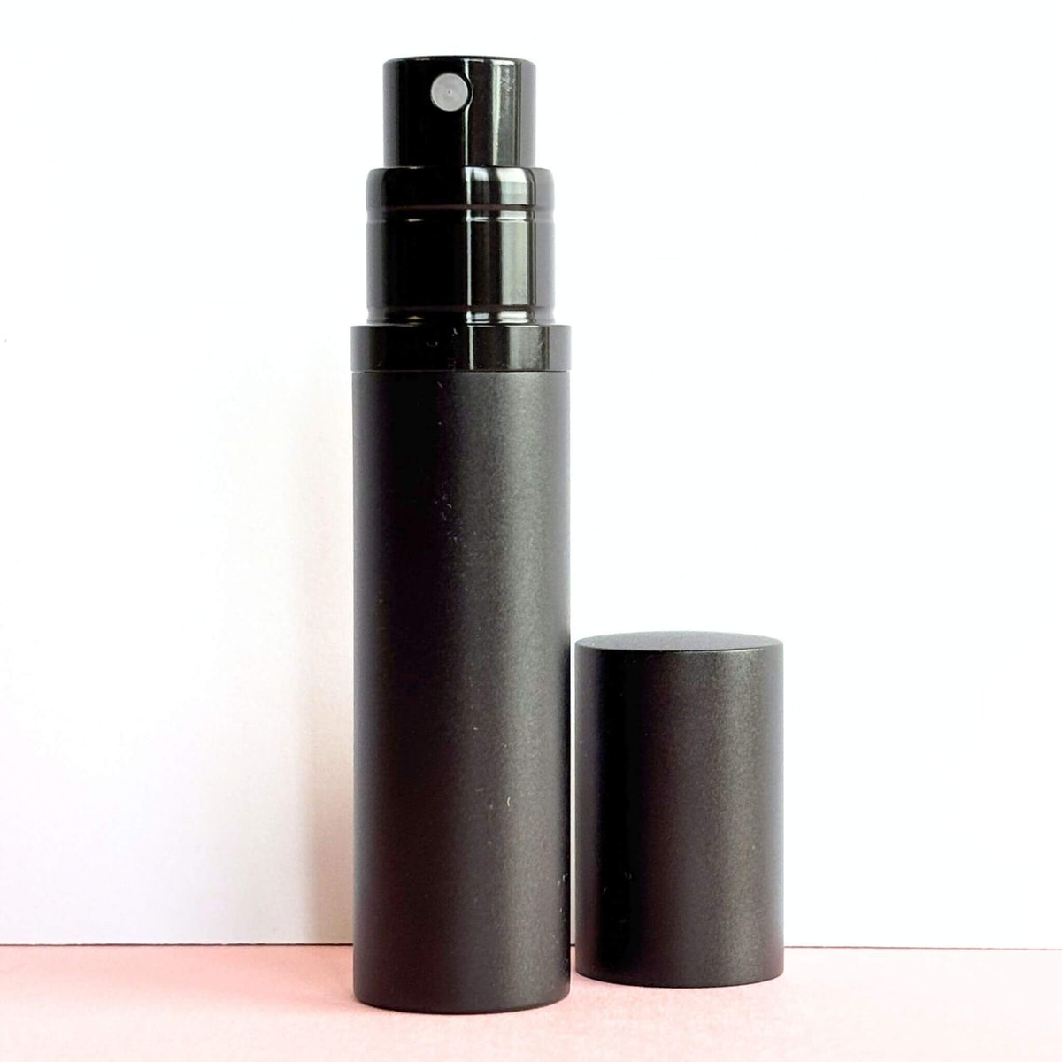 Matte black TSA approved perfume decant sprayer