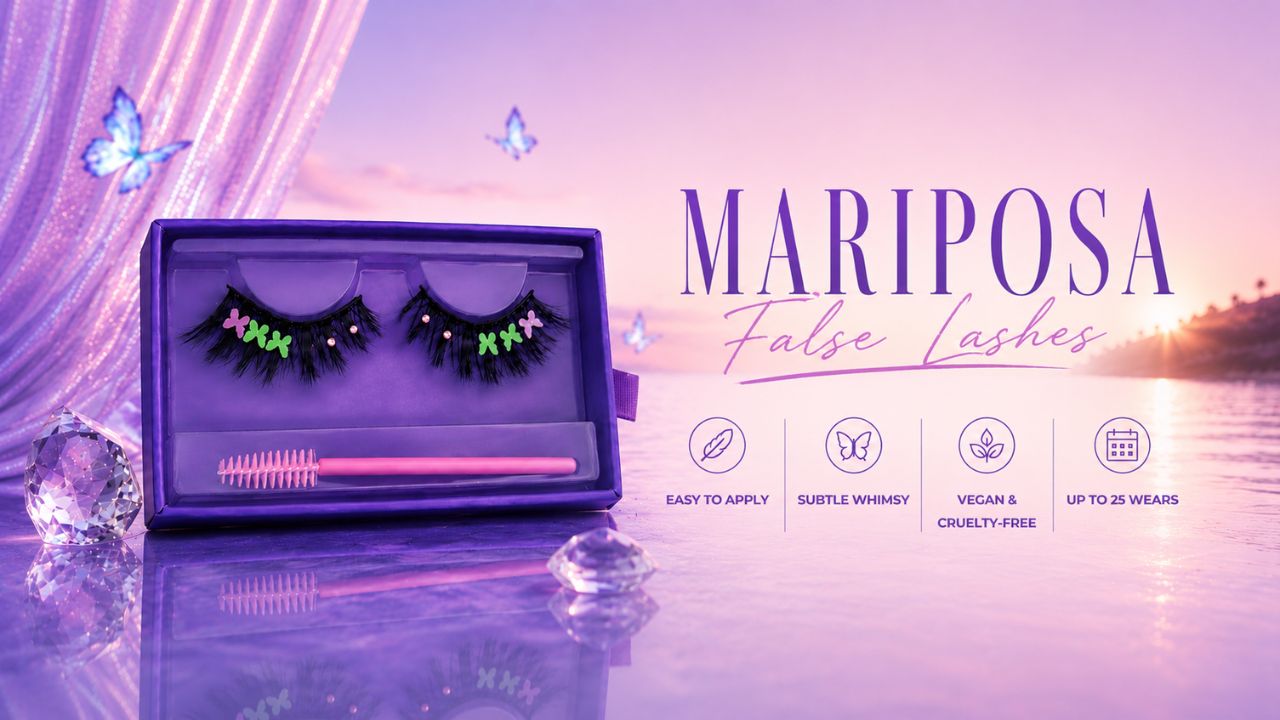 Buy butterfly lashes for raves and music festivals