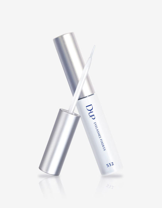 Tube of D-Up clear eyelashes adhesive with brush-on applictor