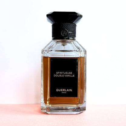 Real Guerlain Spiriteuse Double Vanille bottle with macerated juice