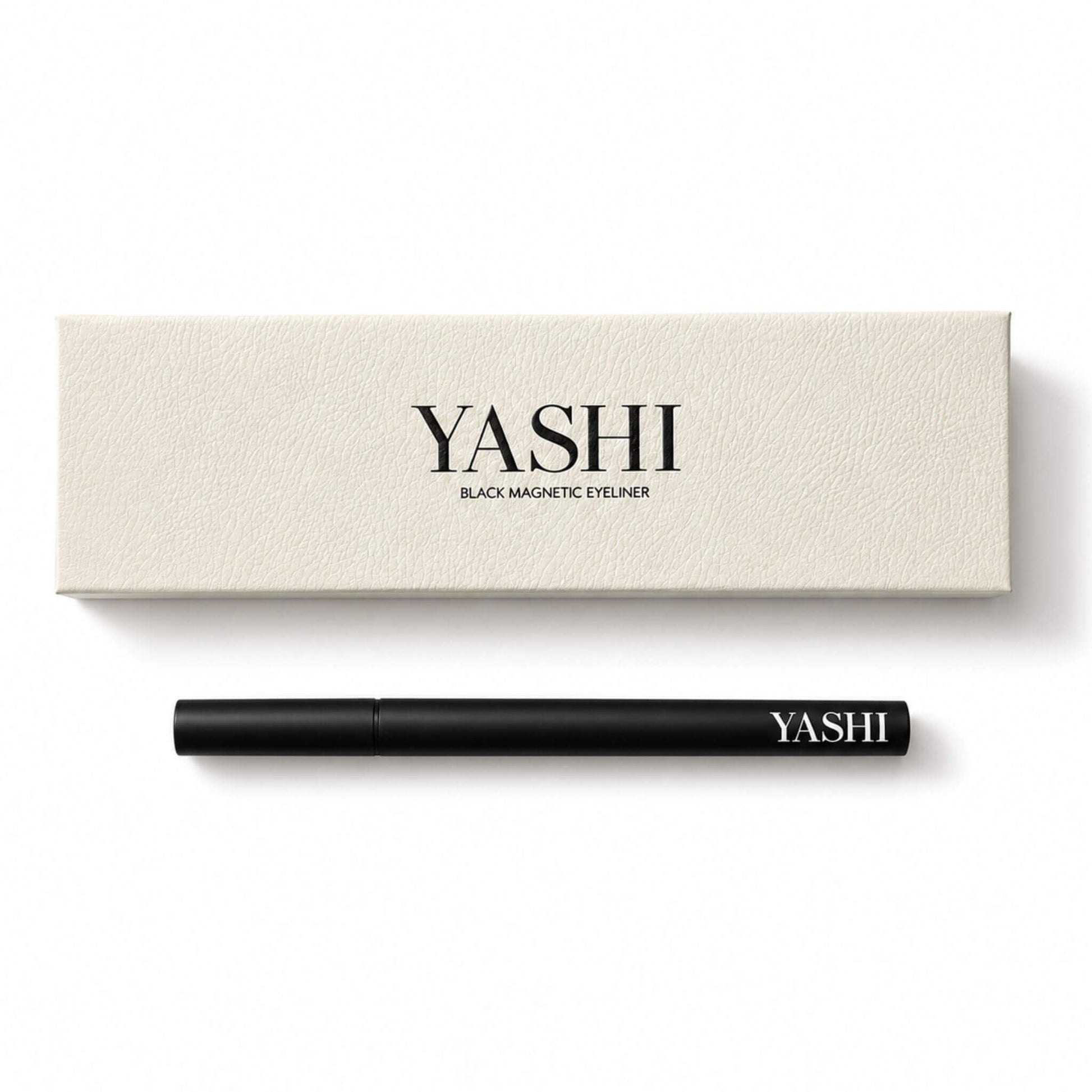 Yashi black magnetic eyeliner pen with packaging 