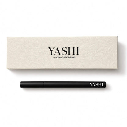 Yashi black magnetic eyeliner pen with packaging 